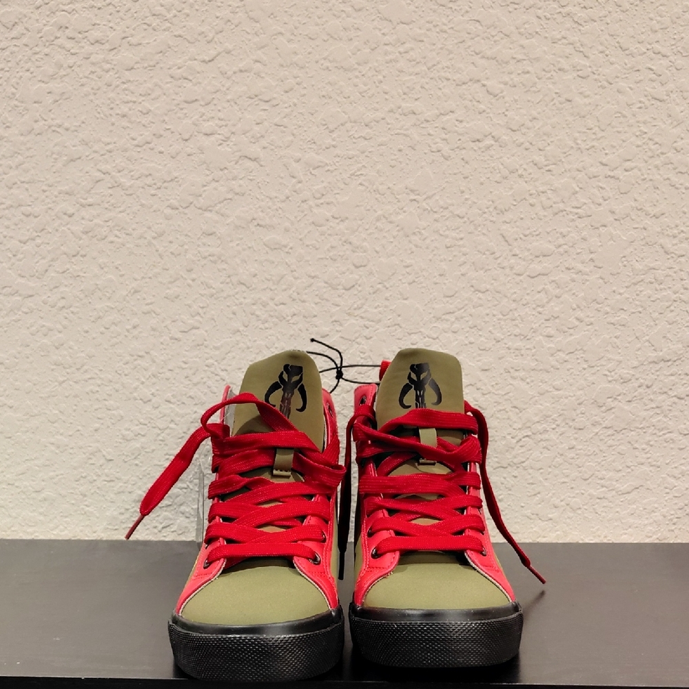Stylish Red and Green Sneakers